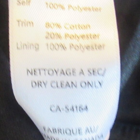 Lucian Matis Sleeveless Black Dress with Tan Lace Inserts, Knee Length S 10 K116 - Picture 13 of 16